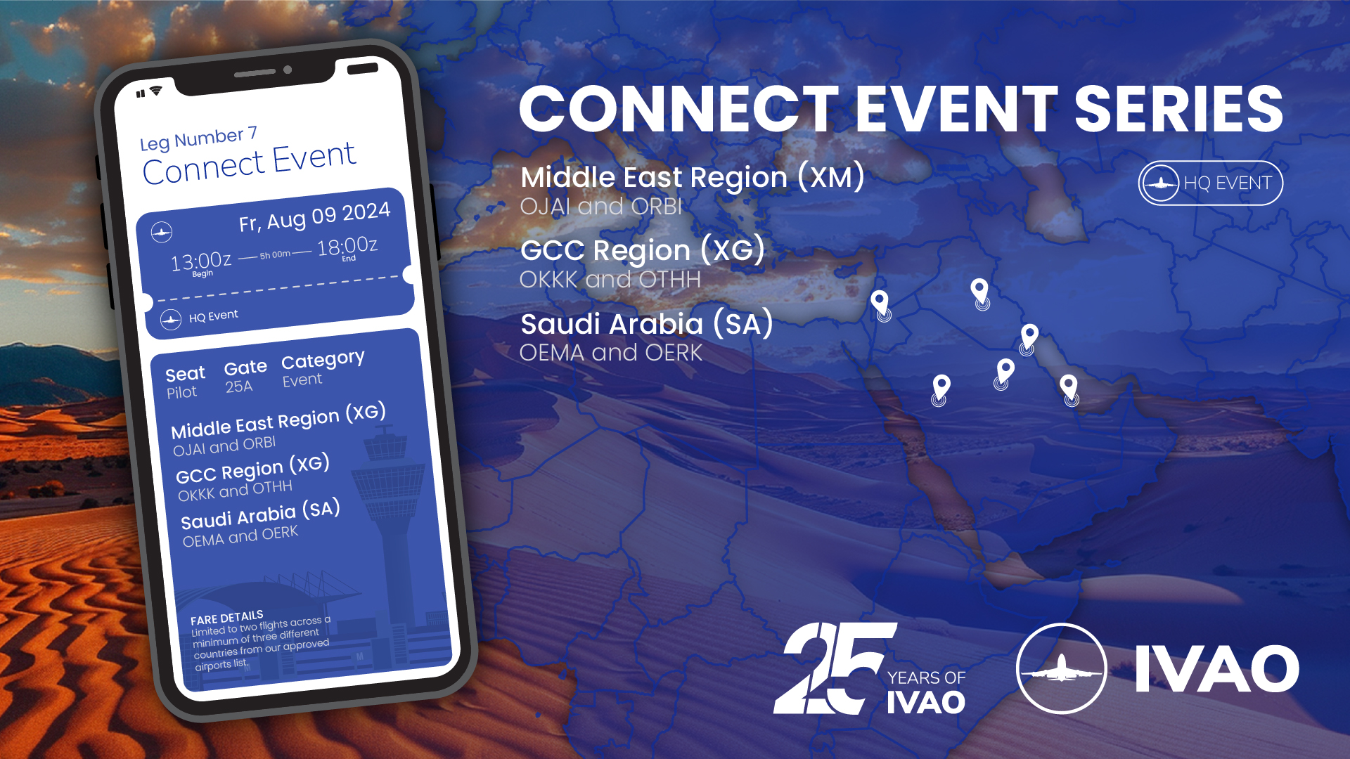 [09 AUG | 13z - 18z] [HQ+XM+XG+SA] The 7th IVAO Connect Event