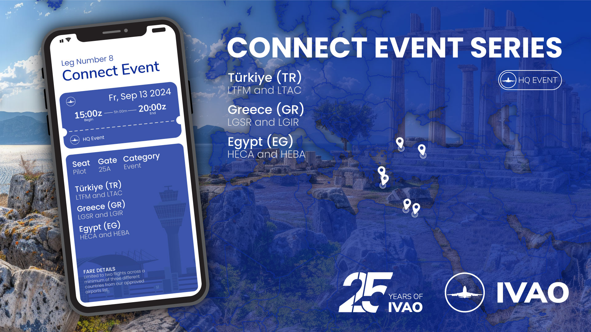 [13 SEP | 15z - 20z] [HQ+EG+GR+TR] The 8th IVAO Connect Event